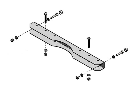 Set montaj pe stâlp, pentru cutie cu Lăţ=400mm