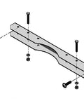 Set montaj pe stâlp, pentru cutie cu Lăţ=600mm
