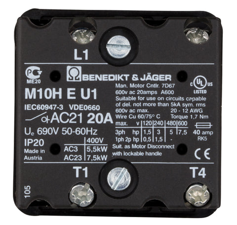 Comutator alternativ de panou MAN-0-AUT 1p 20A