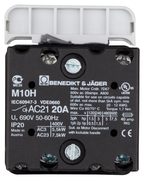 Comutator voltmetric de panou 3-poli/20 A