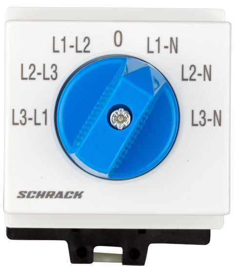 Comutator voltmetric modular, 1-pol/20 A