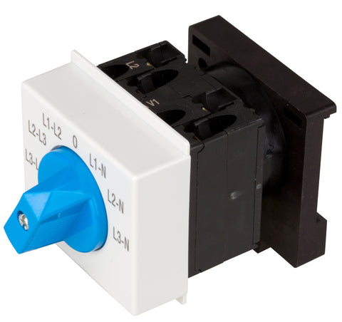 Comutator voltmetric modular, 1-pol/20 A