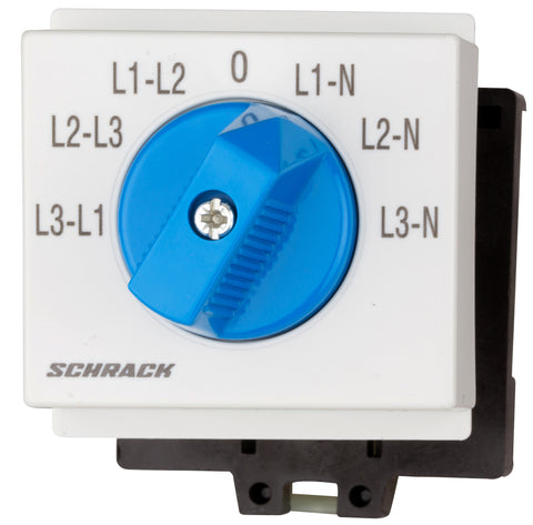 Comutator voltmetric modular, 1-pol/20 A