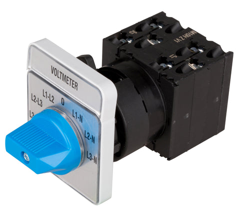 Comutator voltmetric 3P de panou