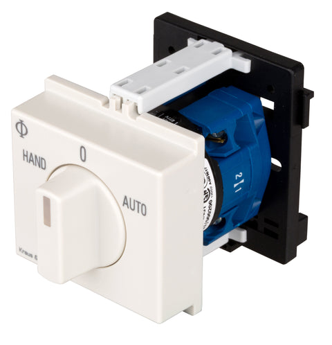 Comutator alternativ HAND-0-AUTO modular 20A 1p