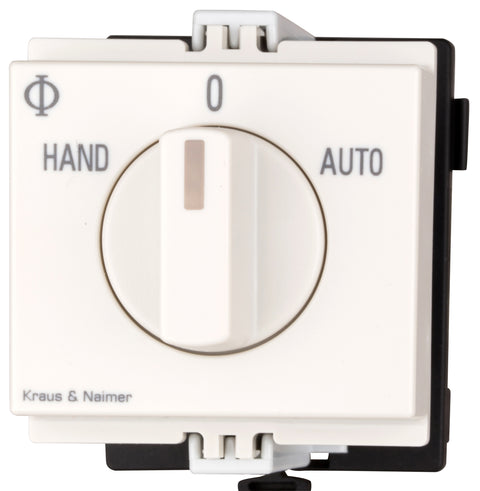 Comutator alternativ HAND-0-AUTO modular 20A 1p