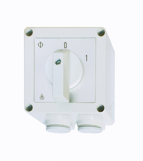 Comutator capsulat 0-1 25A 1p