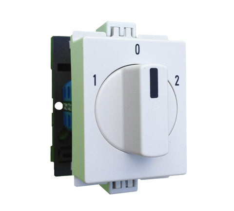 Comutator modular 1-0-2, 3 poli, 10A