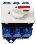 Comutator modular 0-1, gri, 3-poli, 80A, 30kW