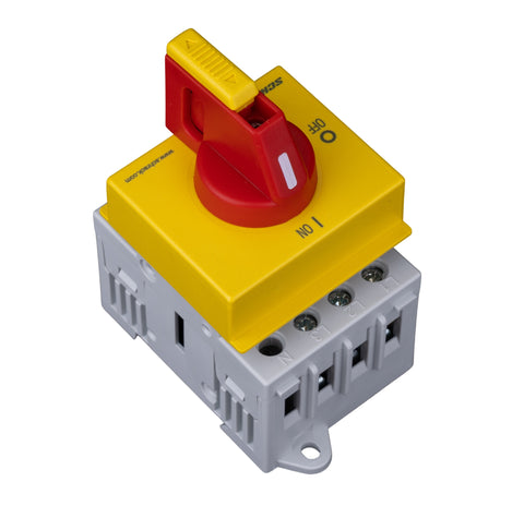Comutator pt oprire de urgenţă, modular, 3 poli, 40 A/16 kW