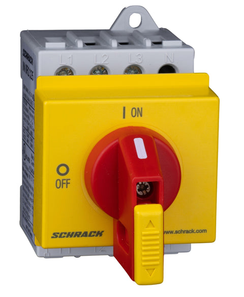 Comutator pt oprire de urgenţă, modular, 3 poli, 40 A/16 kW