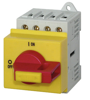Comutator pt oprire de urgenţă, modular, 4 poli, 63 A/22 kW