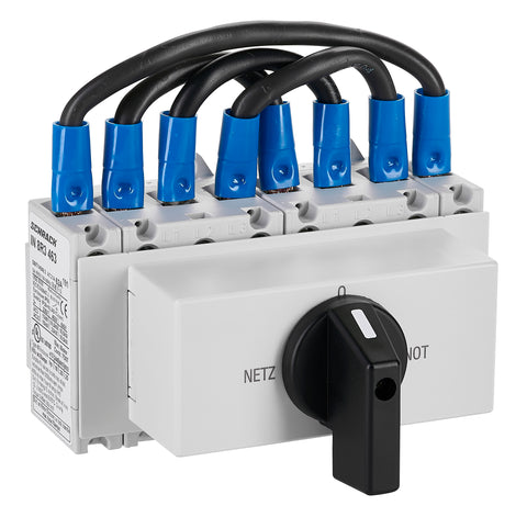 Comutator de urgentă, 4 poli, modular, 63A, 22kW