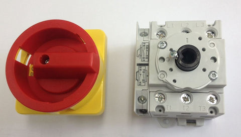 Comutator pr. de avarie 3p/80A/22kW, 1ND+1NÎ