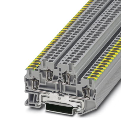 Clemă şir două niveluri împământare STTB 2,5-PE/L