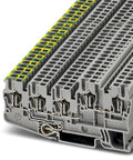 Clemă şir instalare/împământare STIO 2,5/4-PE/2B/L