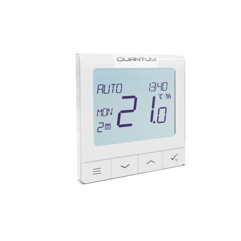 Quantum thermostat radio with ONE surface-mounted receiver