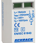 Modul descărcător cl. T2(C) 1UH (L+N) In=10kA, 335V, VEPG