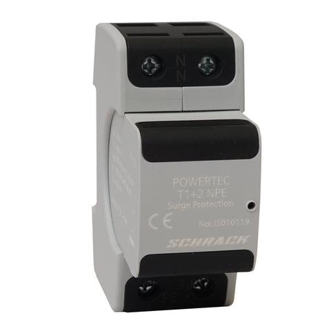Descărcător P 100kA+c.aux. cameră cu gaz T1, N/PE debroşabil