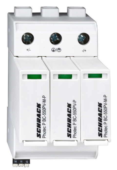 Descărcător broşabil, clasa1+2(B+C) 1100V c.c.,12,5kA