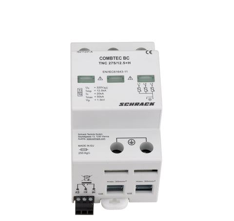 Descarcator COMBTEC BC TNC 275/12,5+contact auxiliar