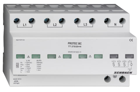 Descarcator PROTEC BC TT 275/25+contact auxiliar