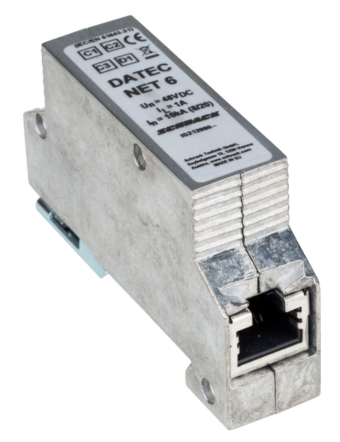 Descărcător RJ45 pentru rețele Cat.6, PoE