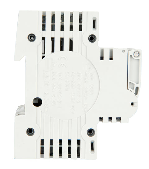 Soclu pentru portfuzibile D02, seria ARROW S, 3-poli, 63A