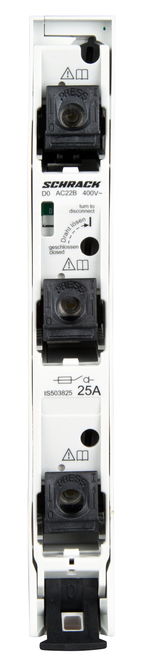 Separator de sarcină ARROW R, 3 poli, 25A, D02 complet