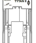 TYTAN, 1-pole, 63A, D02 + fuse monitoring, 24-60VDC