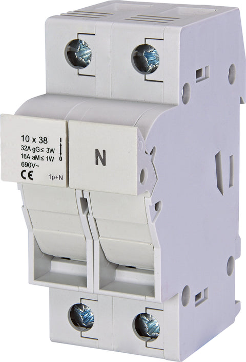 Separator modular pentru portfuzibile 10x38 1p+N 32A