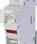 Separator modular pentru portfuzibile 10x38 1p 32A cu LED