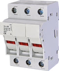 Separator modular pentru portfuzibile 10x38 3p 32A cu LED