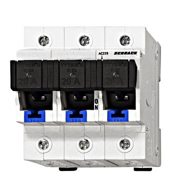 TYTAN II, D02 Fuse switch disconnector, 3-pole, complete 20A