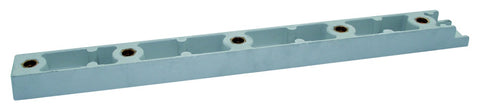 Busbar carrier for drilled busbars, 3-pole, 100/185mm system