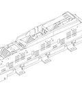 Separator de cuplă pt. măr. 3, 3-poli, 185mm, ieşire dreapta