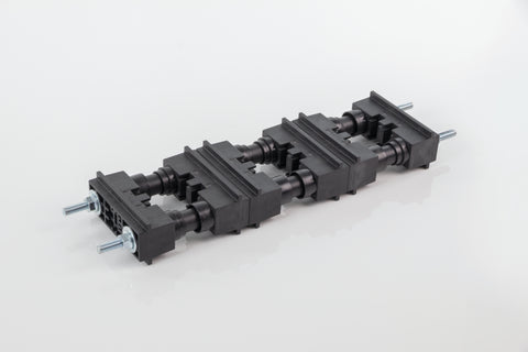 Suport de bare profilate din Al cu fixare pe spate,3200A, 3P