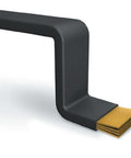 Bară cupru flexibilă, izolată, 250 A, 2x20x1, lungime 2m