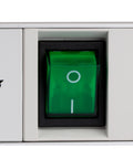 PDU 19", 8xUTE c.On/Off , profil ALU 1U, cablu 2m,RAL7035