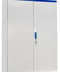 Dulap compact cu două uşi, 1600x1200x400mm, RAL 7035 IP54