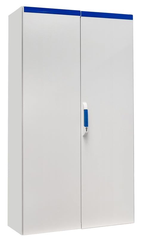 Dulap compact cu două uşi, 1800x1000x400mm, RAL 7035 IP54