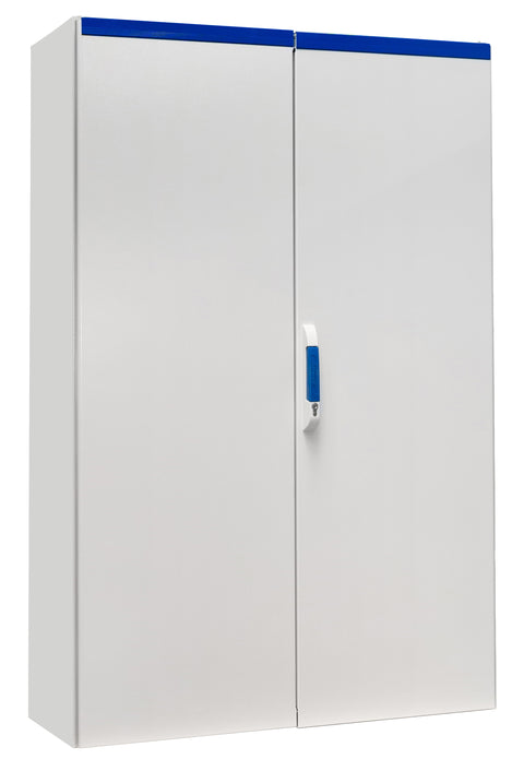 Dulap compact cu două uşi, 1800x1200x400mm, RAL 7035 IP54