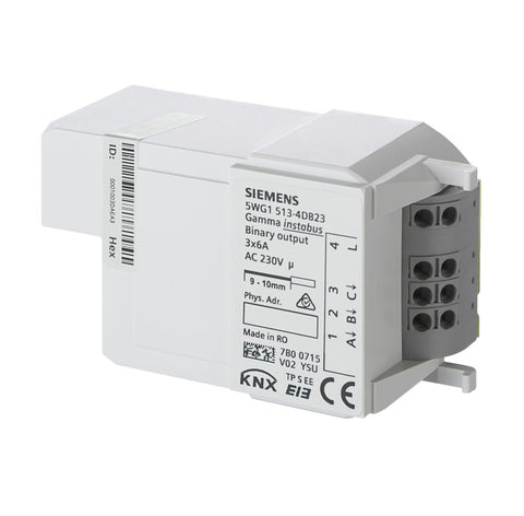 Actuator comutare pentru montaj în casetă, 3 x 6A