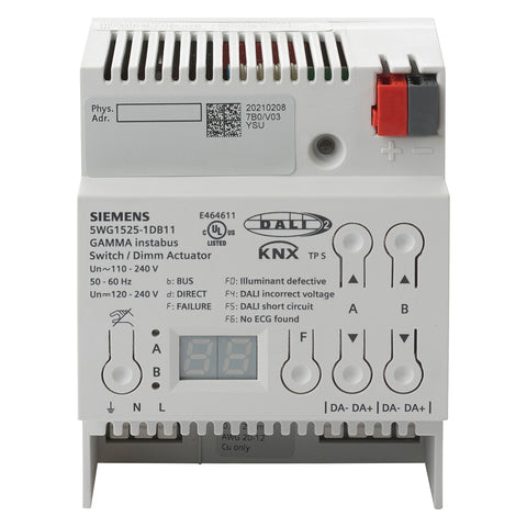 Actuator dimare/comutare, 2xDALI, 20 ECG pe fiecare canal