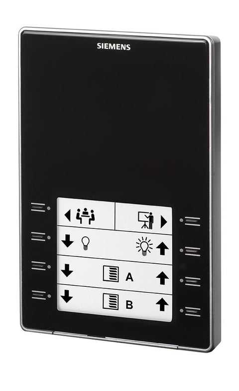 Control unit with keys and temperature sensor, black