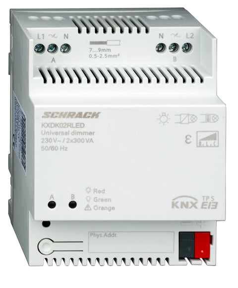 Dimer universal, 2 x 300VA, 230V c.a. (pt. LED-uri)