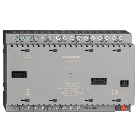 Actuator KNX comutare/jaluzele, 12/6 ieșiri, 16A, 230V c.a.