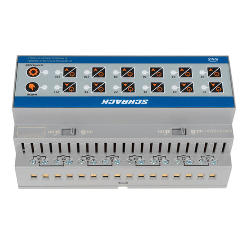 Actuator KNX comutare/jaluzele, 12/6 ieșiri, 16A, 230V c.a.