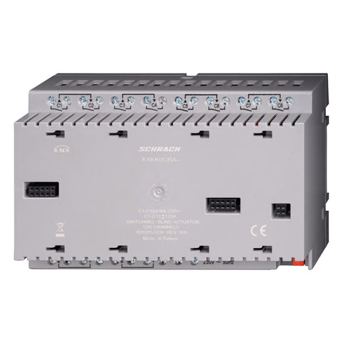 Actuator KNX comutare/jaluzele, 12/6 ieșiri, 16A, 230V c.a.