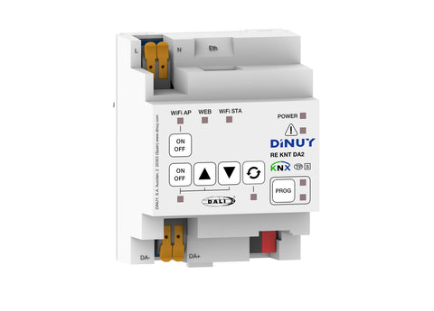 KNX/DALI Twin Gateway, for max. 64 DALI-EVGs